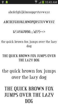 Free Fonts 50 Pack 2 android App screenshot 0