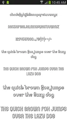 Free Fonts 50 Pack 2 android App screenshot 6